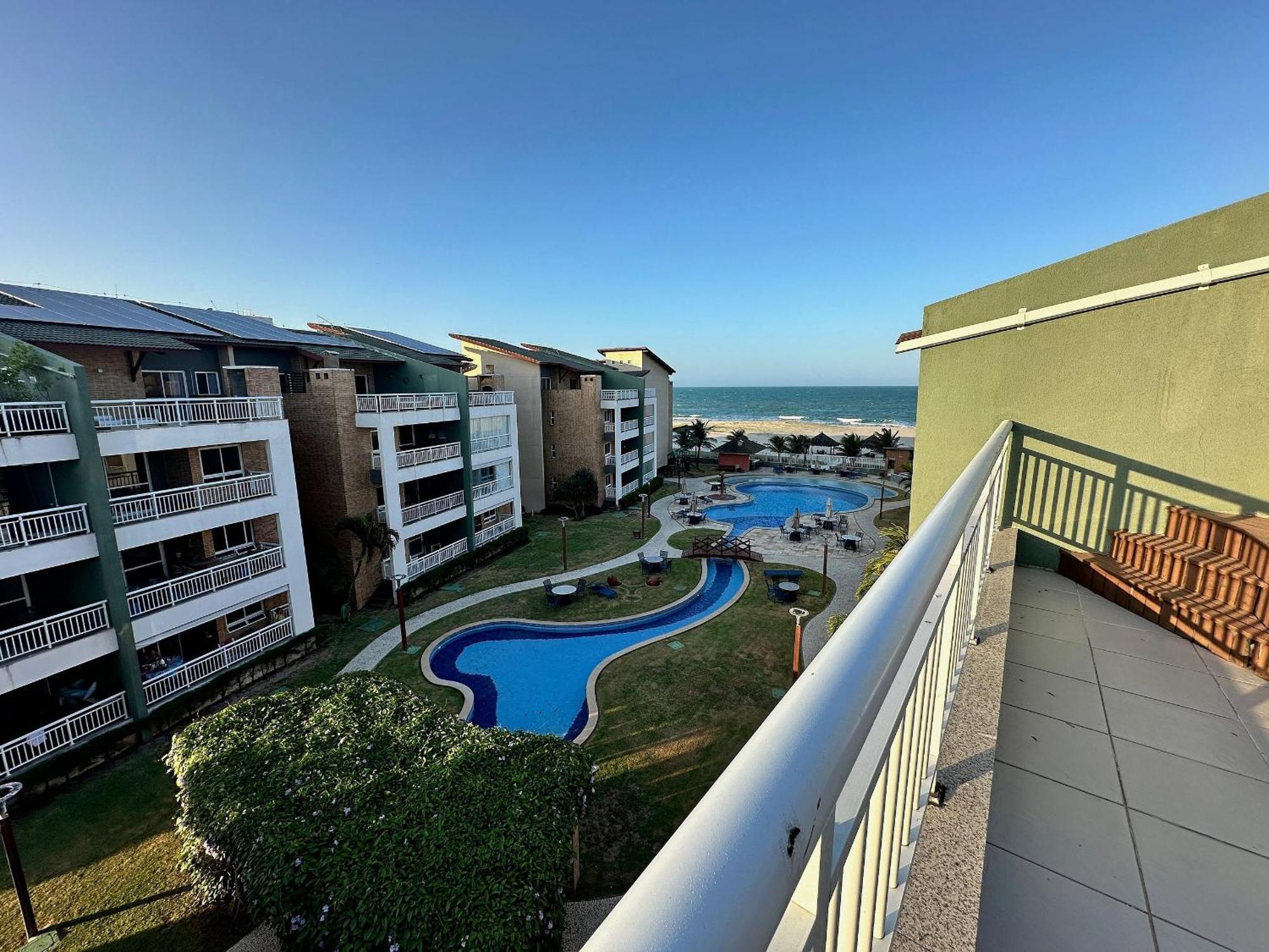 Terramaris - Aptos Vista Mar, Pe Na Areia, Vizinho Ao B Park Aquiraz Bagian luar foto