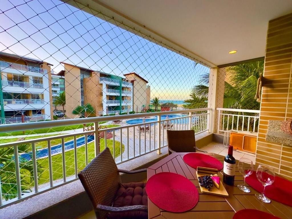 Terramaris - Aptos Vista Mar, Pe Na Areia, Vizinho Ao B Park Aquiraz Bagian luar foto