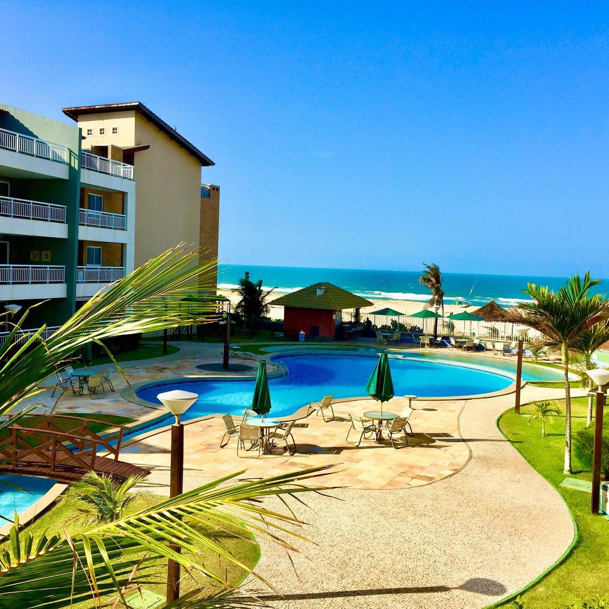 Terramaris - Aptos Vista Mar, Pe Na Areia, Vizinho Ao B Park Aquiraz Bagian luar foto