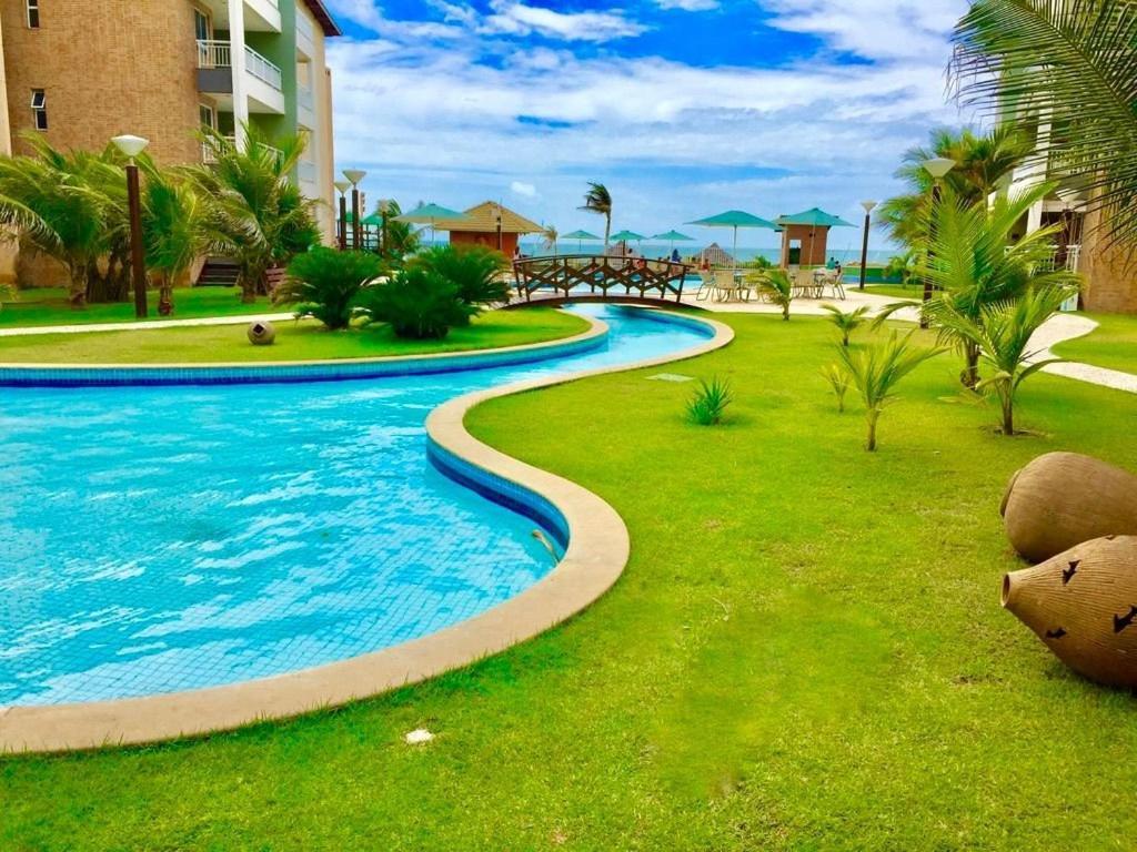 Terramaris - Aptos Vista Mar, Pe Na Areia, Vizinho Ao B Park Aquiraz Bagian luar foto